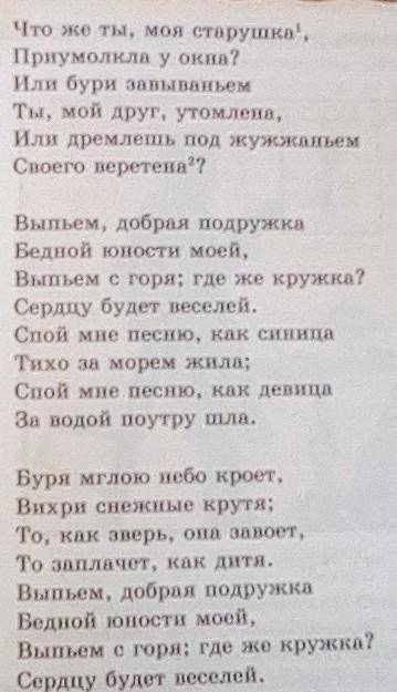 Выпишите эпитеты, метафоры, сравнение, перефраз из стихотворения зимний вечер​​