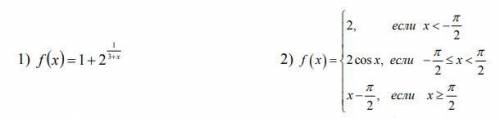 Заданную функцию y = f (x) исследовать на непрерывность и выяснить характер точек разрыва. Сделать с