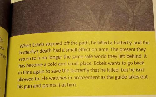 3 Read the summary again. Put the events in the order they happened . a The dinosaur appeared. b The