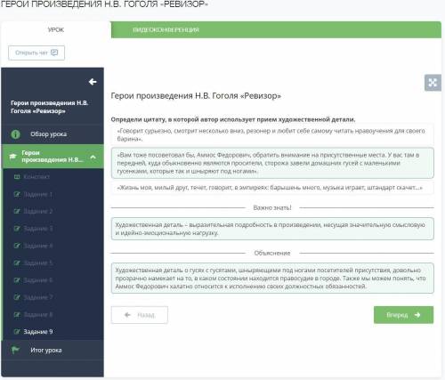 Герои произведения Н.В. Гоголя «Ревизор»