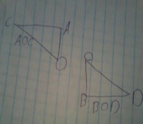 За рис. 3 доказать, что AOC = BOC