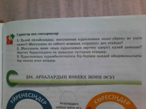 Сурактар ман тапсырмалар 1.Калай ойлайсындар, жазушының құрылымын окып-үйрену не үшін қажет? Жаратыл