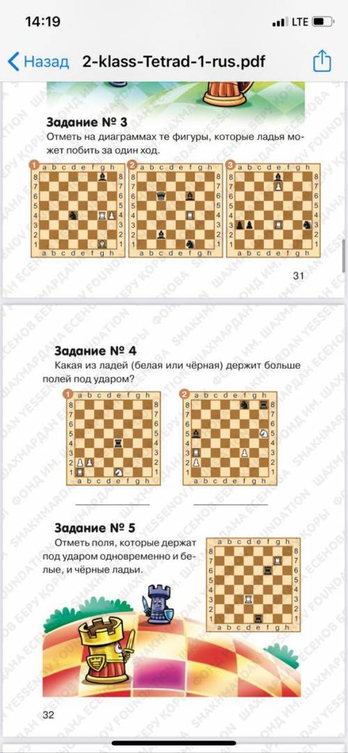 Какая из ладей (белая или чёрная) держит больше полей под ударом?