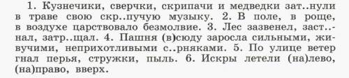 Определите в данных предложениях однородные члены предложения