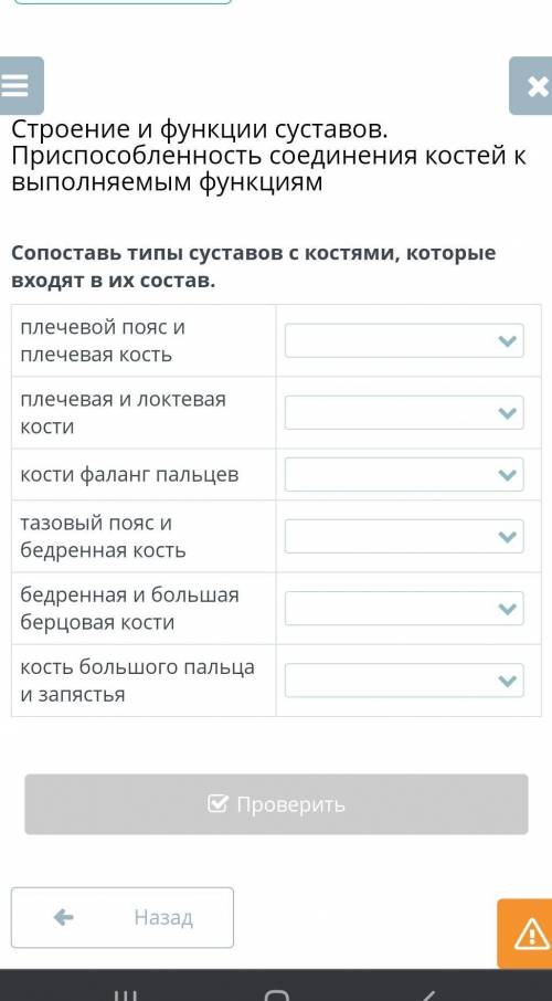Сопоставь типы суставов с костями, которые входят в их состав. плечевой пояс и плечевая костьплечева