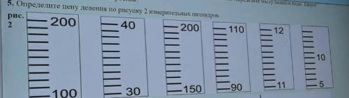 Определите цену деления по рисунку 2 измерительных цилиндров