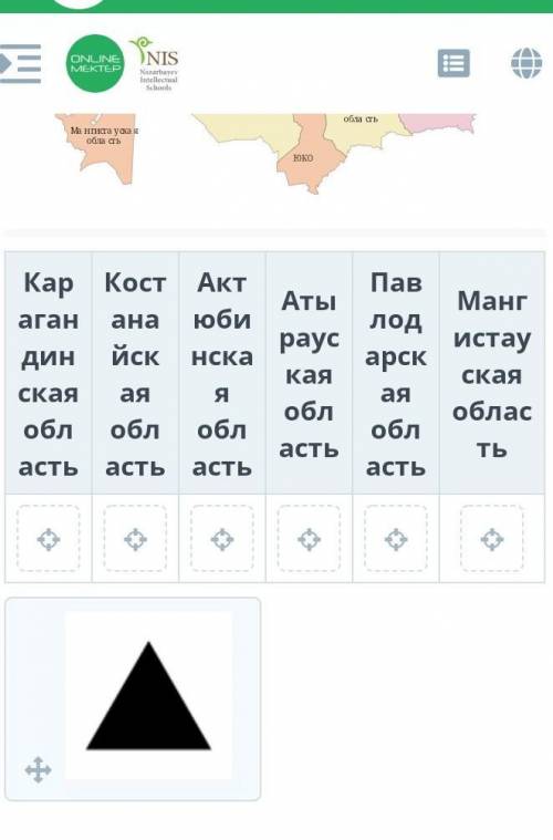 Изучи карту Казахстана. Размести знак железной руды на территории региона, где находится крупнейшее