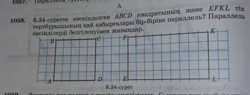 Очень легкая задача , ноч не понимаю 6 класс математика 1058.Пример : a || b​