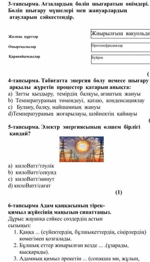 3 ТАПСЫРМА АУУУ.КТО В СЕТИ ОТВЕТЬТЕ ​