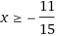 10(1,1+0,1x)+2x≥7,5-3(2,5+4x)​
