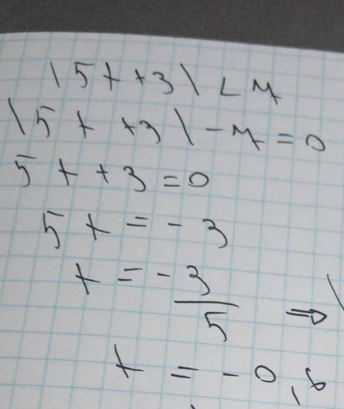 СОР по математике один пример |5х+3|<7 подробно расписать
