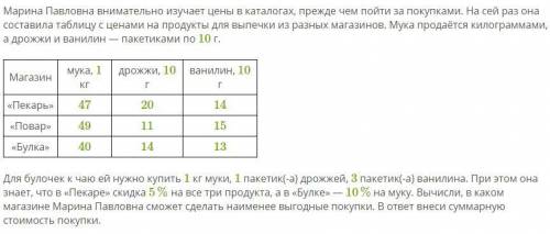 Марина Павловна внимательно изучает цены в каталогах, прежде чем пойти за покупками. На сей раз она