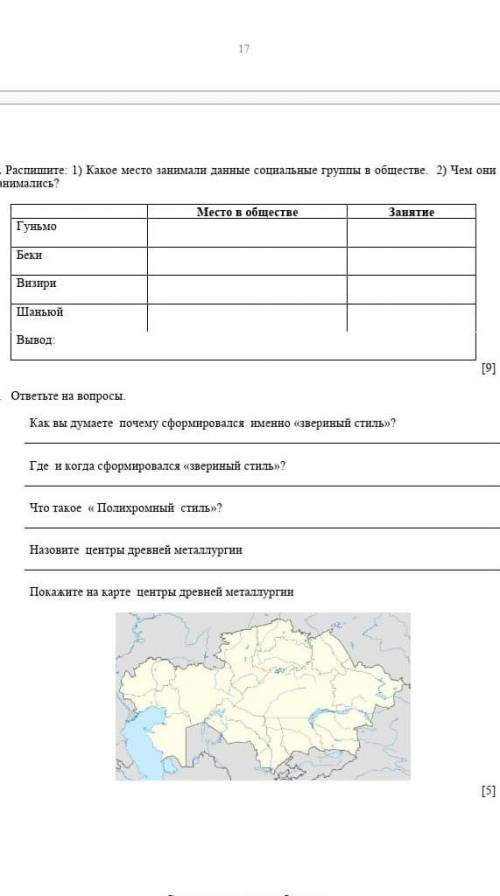 Соч по истории Казахстана 5 класс 3 четвертьстрочно нужно!​