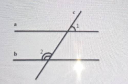 1) По данным рисунка найдите угол 2, если a || в и угол 1=53°. ​