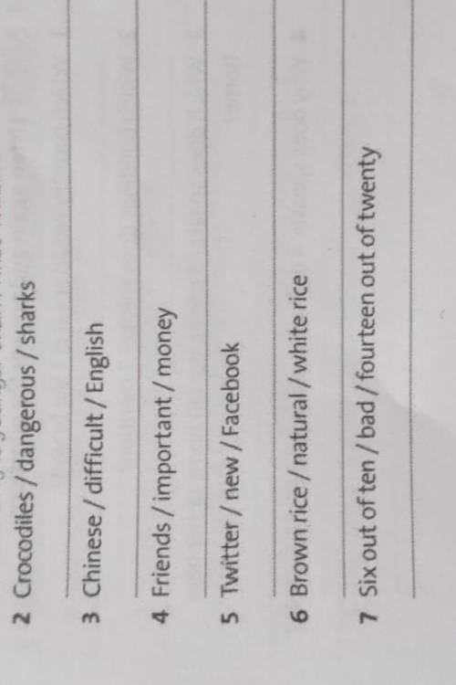 2 Look at the prompts and write sentences. Use the affirmative of be and the comparative form of the
