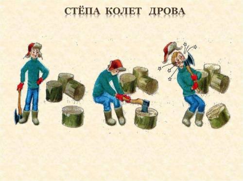Сочинение - рассказ на тему Стёпа дрова колет вот начало : Вы не знаете нашего Стёпу? Хвастун он с