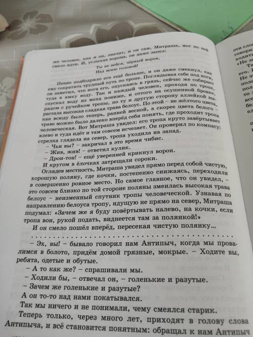 сделать план на этот текст