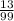 \frac{13}{99}