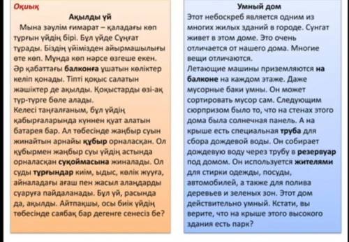 Составьте 5 вопросов по тексту