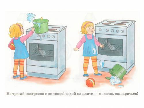 Какие правила безопасности нарушила девочка?