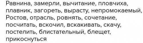 Правописание корней с чередованием гласных. словарный диктант 20 слов.​