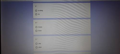 Complete the sentences with the correct form of the verbs in brackets. Use the present simple or pre