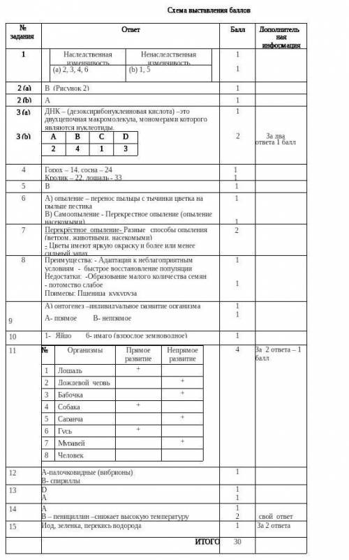 Соч по биологии - ответы Может кому-нибудь надо.​