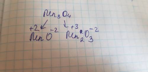 Какая степень окисления mn3o4​