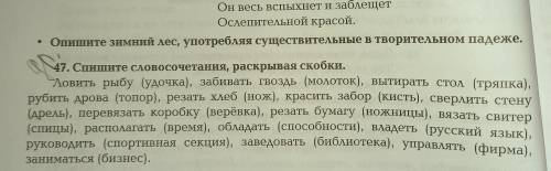 Спишите словосочетания,раскрывая скобки.