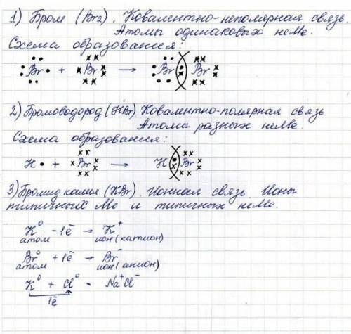 Механизм образования химической связи Kbr и F2