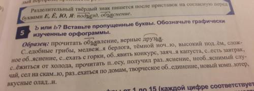 5 кдасс русск легко про разделительный мяг и ъ