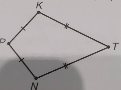 1. На рисунку NP = PK i NT = ТK. Докресли рисунок та доведи, що РNT = РКТ.