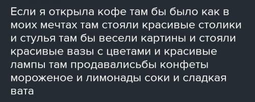 Сочинения на тему своє кафе !